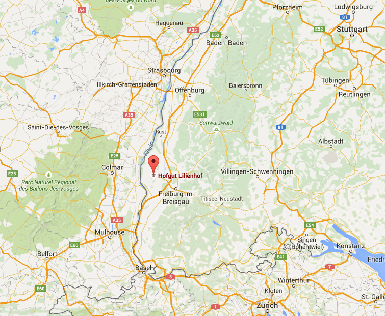Lage Gut Lilienhof Google Maps